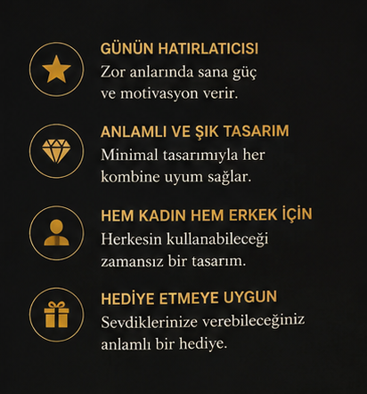 “Zor Günlerin Kazanmasına İzin Verme” Bileziği